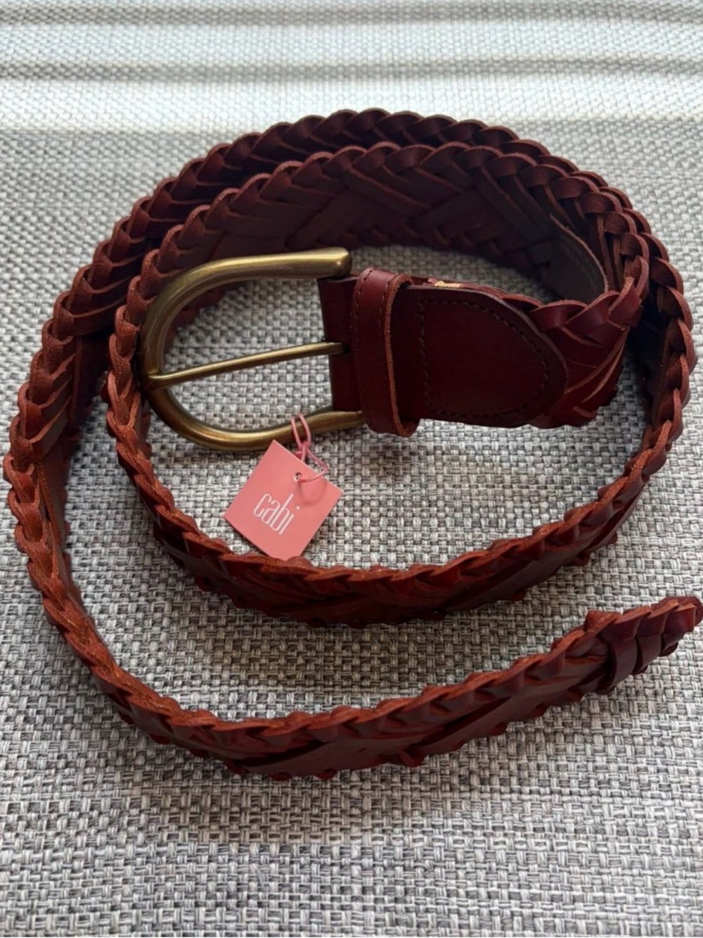 cabi #6157 Plait belt. Size Small. NWOT. Length - 38”.